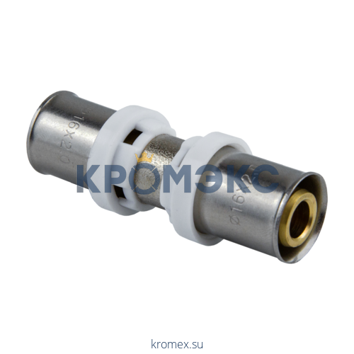 Муфта МП латунь никель пресс 8003 Дн 20 ГОСТ 32415-2013 Aquasfera 8003-02