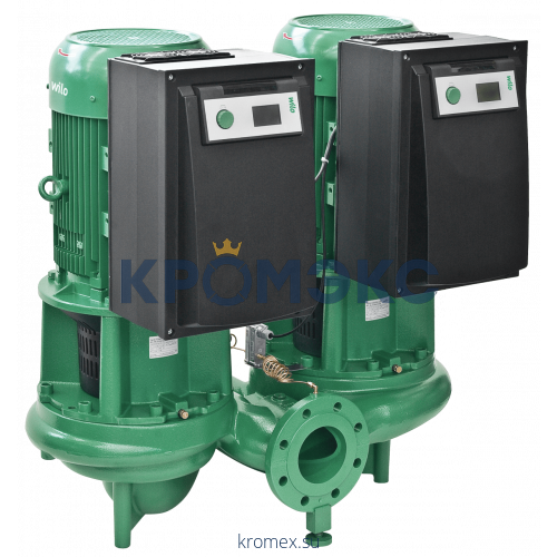 Насос ин-лайн с сухим ротором DL-E 100/165-22/2-R1 PN16 сдвоенный 3х400В/50 Гц Wilo 2153889
