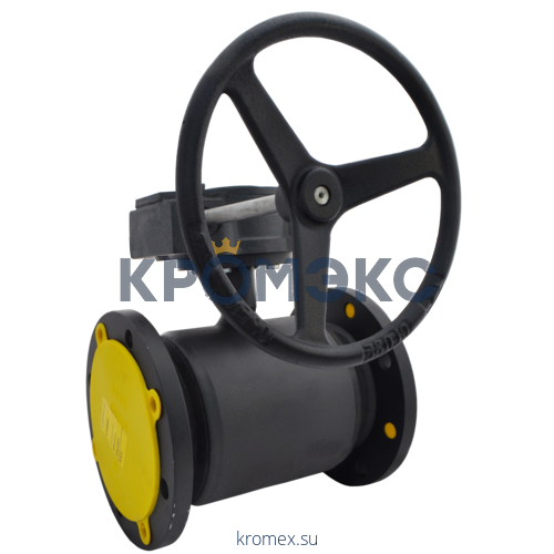 Кран шаровой сталь JIP/G-FF Ду 150 Ру25 фл с редуктором Danfoss 065N0351G