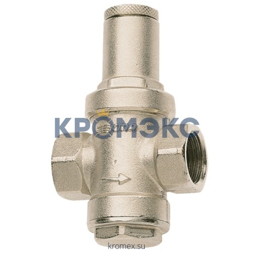 Регулятор давления поршневой латунь 247 Ду 20 Ру16 G3/4" ВР Рн=1 - 4бар с вых. под маном. Icma 91247AE06