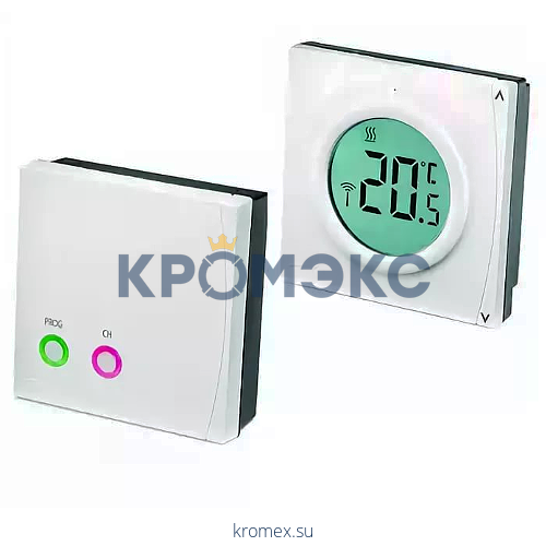 Термостат комнатный RET2000B-RF в комплекте с ресивером RX1-S накладной Danfoss 087N6444
