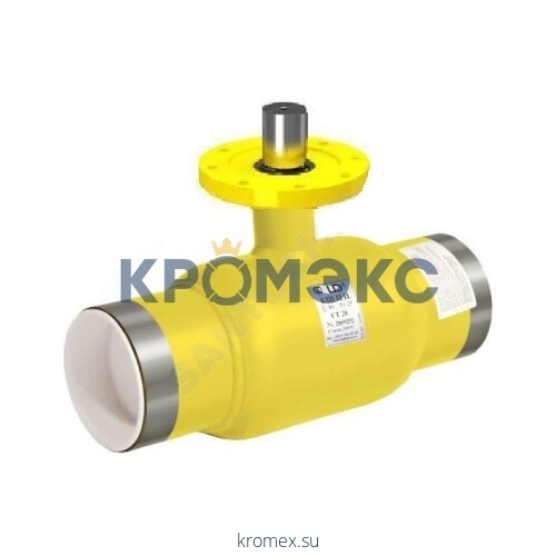 Кран шаровой сталь газ КШ.Ц.П.Э.GAS Ду 50 Ру40 п/привар под эл/привод LD КШ.Ц.П.Э.GAS.050.040.Н/П.02