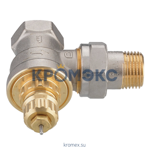 Клапан термостатический RTR-G для однотр Ду 20 Ру16 угловой ВР клипс RTR (RA) Danfoss 013G7025