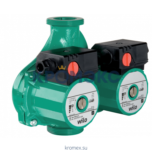 Насос циркуляционный с мокрым ротором STAR-RSD 30/6 PN10 сдвоенный 1х230В/50 Гц Wilo 4035763