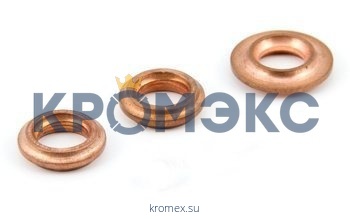 Шайба медь плоская для манометров G1/2", M20x1.5 Росма 00000025189