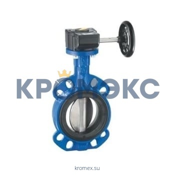 Затвор AVK дисковый поворотный концентрический с ал.редуктором и маховиком серия 76/70 DN250 PN10/16