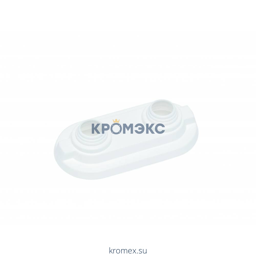 Накладка декоративная для подключения 2-х трубок 15мм Rehau 12686741001