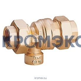 Предохранитель обратного течения латунь R624 Ду 20 ВР G3/4" со спускным отверстием Giacomini R624Y004
