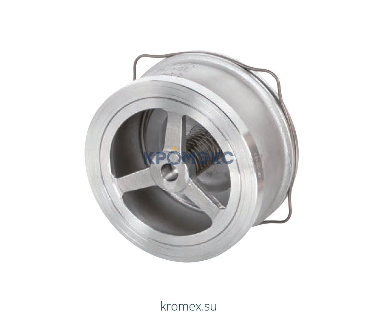 Клапан обратный сталь 170-03 Ду 65 Ру40 межфл диск нерж VYC DS03A5529