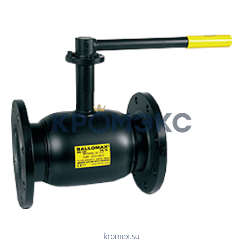 Кран шаровой сталь Ballomax КШТ 60.113 Ду 50 Ру25 фл полнопроходной BROEN КШТ 60.113.050