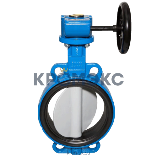 Затвор дисковый поворотный чугун VFY-WG(SYLAX) Ду 150 Ру16 межфл с редуктором диск нерж манжета EPDM Danfoss 065B7445