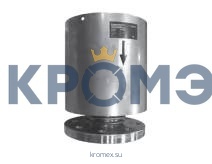 Осевой компенсатор Ридан НС DN 65 PN 16, Т= 95 °С, осевой ход +24/-56 мм, ф/ф, с внутренней гильзой и наружным защитным кожухом 082X9221R