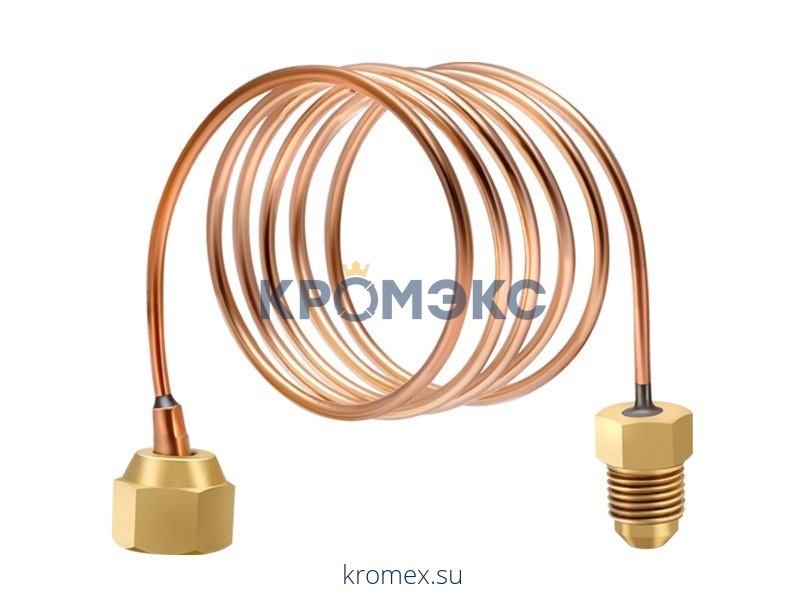 Трубка капиллярная латунь для РД/РДД (1/4") L=2,0м ВР/НР Росма 00000027773