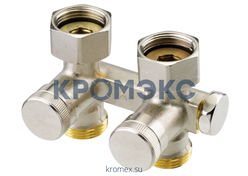 Узел нижнего подключения RLV-K Ду 20 Ру10 3/4"ЕКx3/4"ЕК прямой Danfoss 003L0281