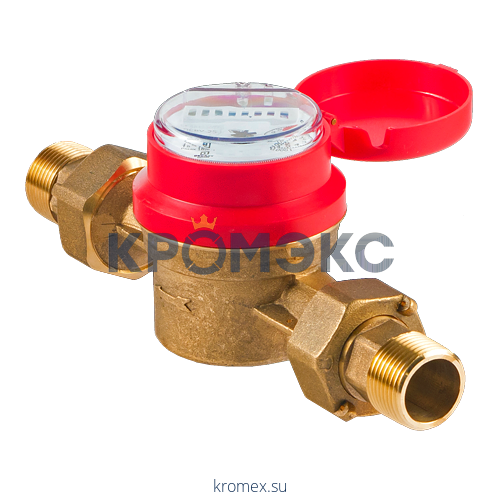 Счётчик г/в и х/в крыльчатый одноструйный ОСВУ "Нептун" Ду 40 Ру16 120С L=190мм резьба В/К ПК ПРИБОР 05-40-01