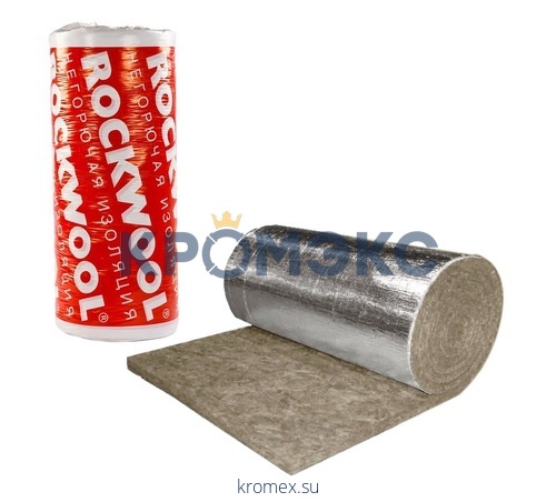 Рулон минеральная вата TEX MAT кашированный фольгой 60х1000-5 ROCKWOOL