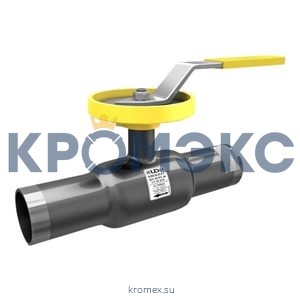 Кран шаровой сталь Regula Ду 200 Ру25 п/привар с редуктором LD КШ.Ц.П.Р.Regula.200/150.025.Н/П.02