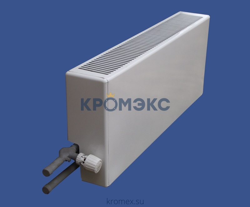 Конвектор настенный концевой Универсал КНУ-С М Авто КСК 20 (средней глубины) 0.571кВт двухтр с т/клапаном (пр) Danfoss 013G1810 бок/п под приварку Универсал (Новокузнецк)