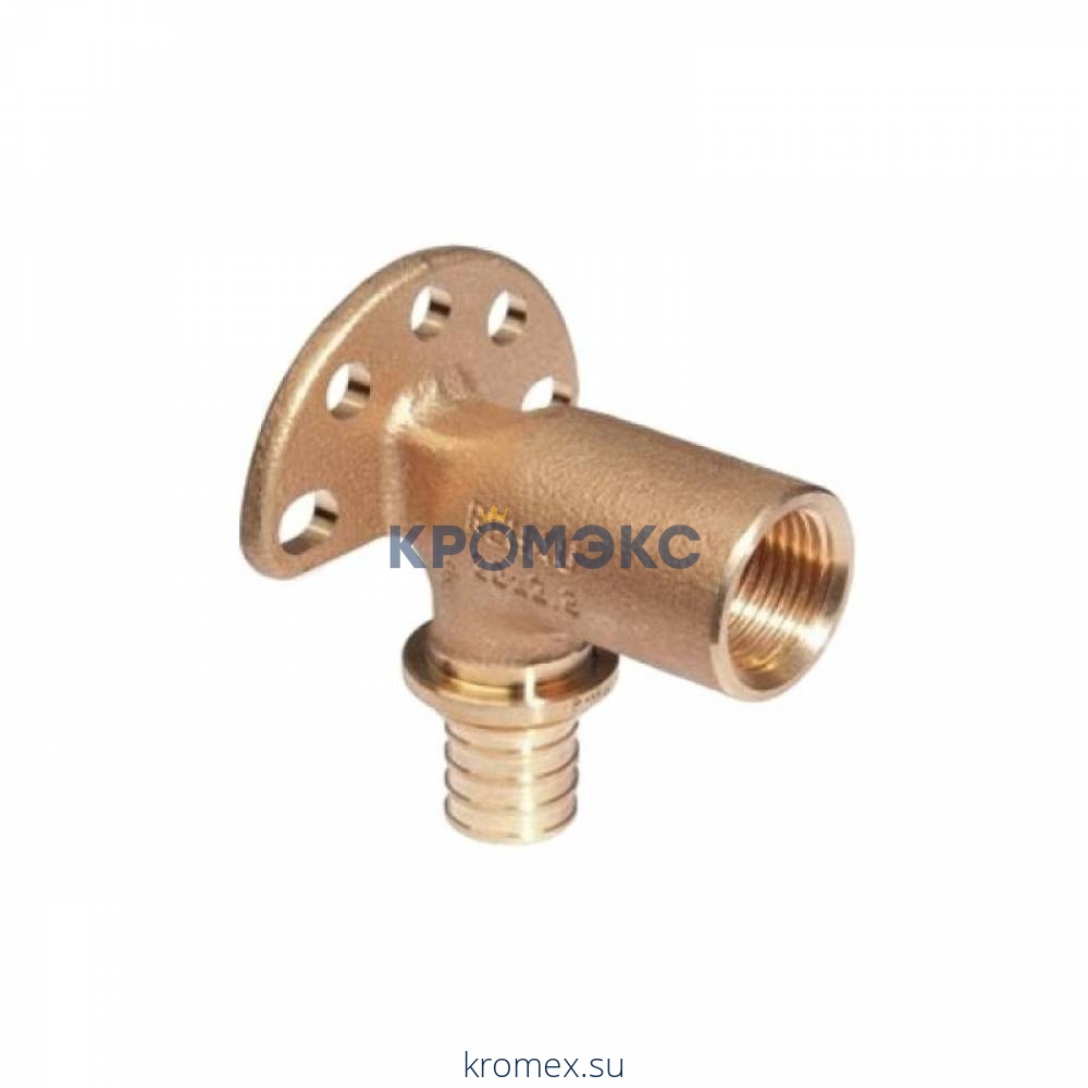 Водорозетка для PE-X бронза RAUTITAN RX Дн 16х1/2" ВР длинная L=59мм Rehau 13661121001 (137256)