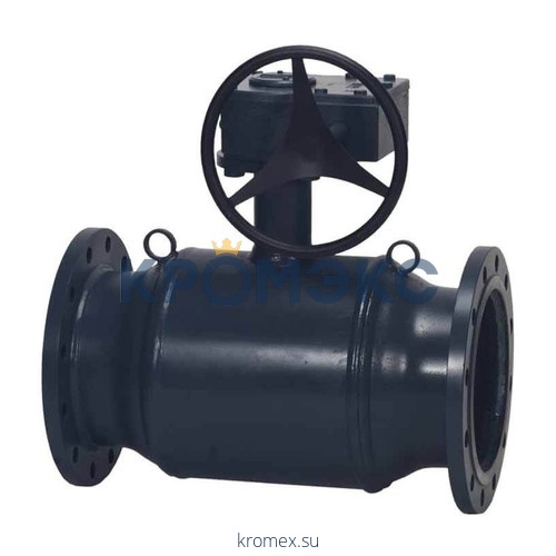 Кран шаровой сталь JIP Premium FF Ду 150 Ру16 фл с редуктором Danfoss 065N0251G