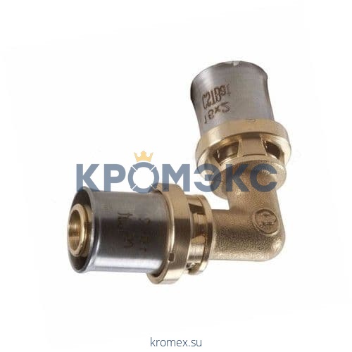 Угольник МП латунь пресс Дн 26х90гр APE AP151