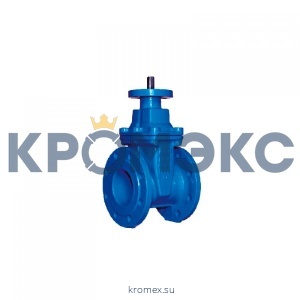 Задвижка чугун VOC4241CM аналог МЗВ обрезиненный клин Ду 80 Ру16 до +110 фл под эл/привод Tecofi VOC4241CM-00EP0080