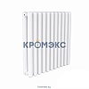 Радиатор трубчатый Гармония С40 1-1250 10 секций с боковой подводкой ВР G 1/2" RAL 7043 (Транспортный серый B) КЗТО ГС401125010