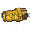 Муфта для PE-X латунь GX107 Дн 20х1/2" НР Giacomini GX107Y034