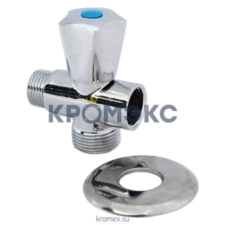 Клапан седловой латунный бытовой хром 3-ходовой 1045 G1/2"х3/4"х1/2" Ру10 НР/НР/ВР бабочка Aquasfera 1045-01 Клапан седловой латунный бытовой хром 3-ходовой 1045 G1/2"х3/4"х1/2" Ру10 НР/НР/ВР бабочка Aquasfera 1045-01