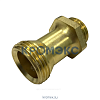 Штуцер переходной латунь 1/2"x3/4" под евроконус для расходомера РМ 15 Апогей 431004
