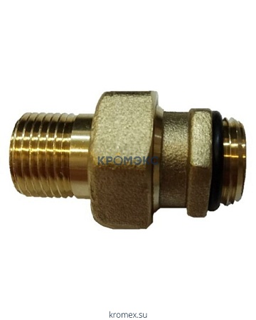 Соединитель коллекторный латунь 1/2" американка Апогей 440002 Соединитель коллекторный латунь 1/2" американка Апогей 440002
