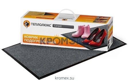 Коврик для сушки обуви и обогрева ног Теплолюкс-Carpet серый 80х50 Теплолюкс 43050562000001