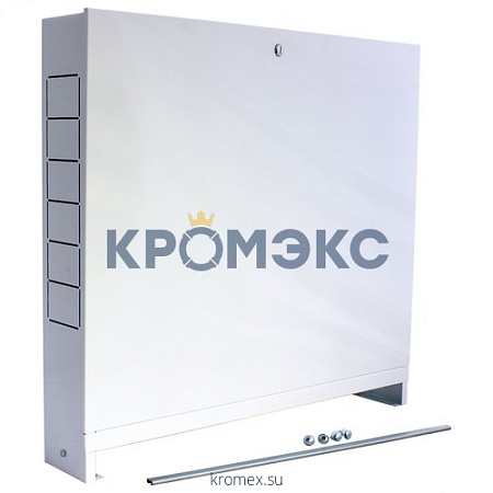 Шкаф коллекторный наружный сталь ШРН-7 1300х118х652-715мм Wester