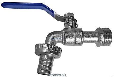 Кран шаровой водоразборный цинковый сплав со штуцером ECO Ду 15 Ру16 НР/штуц G1/2" рычаг AQUALINK 03965 Кран шаровой водоразборный цинковый сплав со штуцером ECO Ду 15 Ру16 НР/штуц G1/2" рычаг AQUALINK 03965