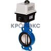 Затвор дисковый поворотный чугун SYLAX Ду 50 Ру16 межфл с эл/приводом BERNARD 380В диск нерж манжета EPDM Danfoss 149G041195