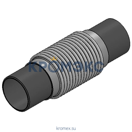 Компенсатор сильфонный осевой б/кожуха сталь нерж DI6340 Ду 80 Ру16 под приварку L=220мм Tecofi DI6340-MVT300080 Компенсатор сильфонный осевой б/кожуха сталь нерж DI6340 Ду 80 Ру16 под приварку L=220мм Tecofi DI6340-MVT300080
