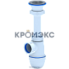 Сифон для кухонной мойки бутылочный Ани 1 1/2&quot;x40 выпуск с нержавеющей решёткой D=70мм АНИ Пласт C0100
