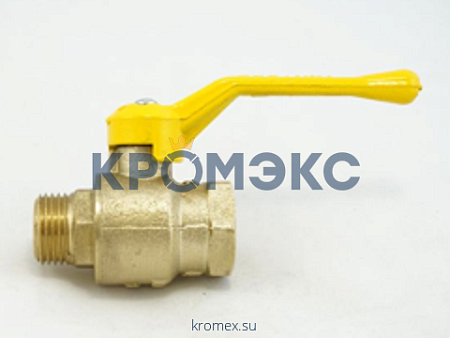 Кран шаровой латунь газ 11б27п6 Ду 25 Ру16 ВР/НР рычаг Цветлит ZW10103 Кран шаровой латунь газ 11б27п6 Ду 25 Ру16 ВР/НР рычаг Цветлит ZW10103