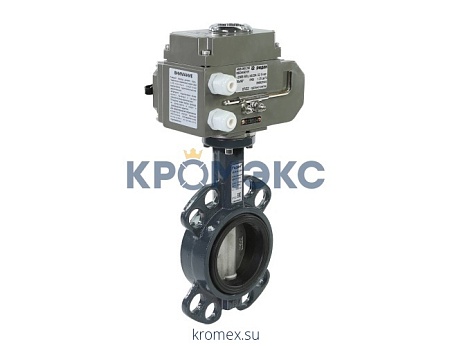 Затвор дисковый с электроприводом 082X4407R ЗДМ + 082X4515R АМБ + 082X4481R переходник 17/22 мм; DN 200 PN 16, Т= - 15°C до 120 °С, межфл, АМБ 24 В переменный ток, EPDM, корпус-чугун, диск-чугун, Ридан 082X4561R Затвор дисковый с электроприводом 082X4407R ЗДМ + 082X4515R АМБ + 082X4481R переходник 17/22 мм; DN 200 PN 16, Т= - 15°C до 120 °С, межфл, АМБ 24 В переменный ток, EPDM, корпус-чугун, диск-чугун, Ридан 082X4561R