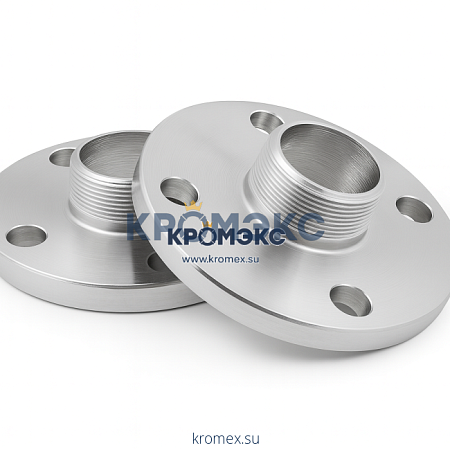 Фланец с резьбовым хвостовиком оцинкованный Ду-25 Ру-16 ГОСТ 12815-80 Фланец с резьбовым хвостовиком оцинкованный Ду-25 Ру-16 ГОСТ 12815-80