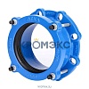 Муфта чугун соединительная Ду 50 (Дн 59-72) Ру16 L=100мм ПФРК