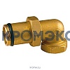 Соединитель латунь американка Ду 32 (1 1/4") угловой ВР/НР R19DL Giacomini R19DY016