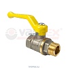 Кран шаровой латунь газ 11Б27фтМ Ду 25 Ру40 ВР/НР полнопроходной рычаг VALFEX VF.272.LR3.100
