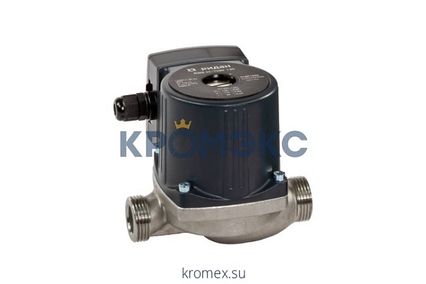 Насос циркуляционный с мокрым ротором RWS 20-60SN длина 130 мм, 1х220 В, 50 Гц, 55/70/100 Вт, вход/выход G 1”, нерж. сталь, колесо-композит, Ридан 015P1005 Насос циркуляционный с мокрым ротором RWS 20-60SN длина 130 мм, 1х220 В, 50 Гц, 55/70/100 Вт, вход/выход G 1”, нерж. сталь, колесо-композит, Ридан 015P1005