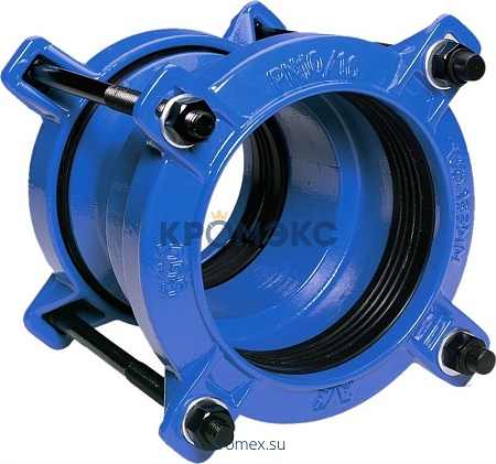 Муфта переходная "Supa Universal» не устойчивая к растягивающим нагрузкам для труб из ПВХ, чугуна, стали и азбестоцемента серия 602 DN125/150 PN16 AVK Муфта переходная "Supa Universal» не устойчивая к растягивающим нагрузкам для труб из ПВХ, чугуна, стали и азбестоцемента серия 602 DN125/150 PN16 AVK