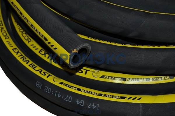 Рукав абразивоструйный 25х39мм Contracor Extra Blast-25 (1", 12 атм) (бухта 40 м) Рукав абразивоструйный 25х39мм Contracor Extra Blast-25 (1", 12 атм) (бухта 40 м)