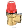 Клапан предохранительный латунь Ду15х15 ВР/ВР Рср=6бар Benarmo