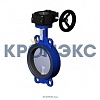 Затвор дисковый поворотный чугун Ду 600 Ру10/16 межфл с редуктором диск нерж EURO Benarmo