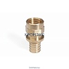 Муфта для PE-X бронза RAUTITAN RX+ Дн 25х1/2" ВР Rehau 14563301001 (139281, 13660701001)