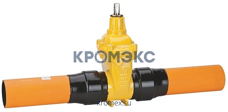 Задвижка AVK клиновая с ПЭ-патрубками для природного газа cерия 36/90 DN50/63 PN10 Задвижка AVK клиновая с ПЭ-патрубками для природного газа cерия 36/90 DN50/63 PN10